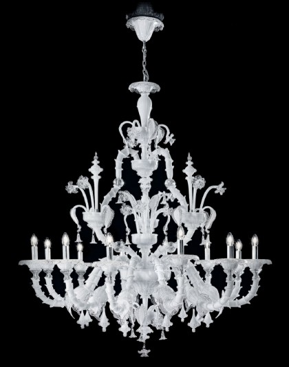 Murano Chandelier Traditional Rezzonico SYL1471K12