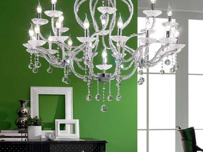 Antique Style Chandelier with Swarovski Crystals LA6000L25