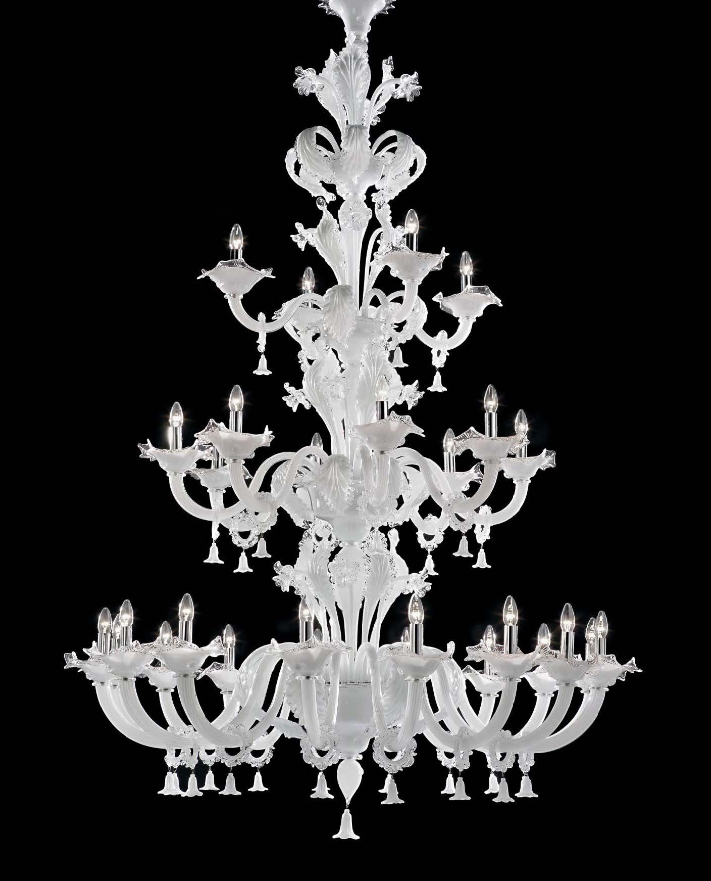 Large Foyer Murano Glass Chandelier - SYL1377K