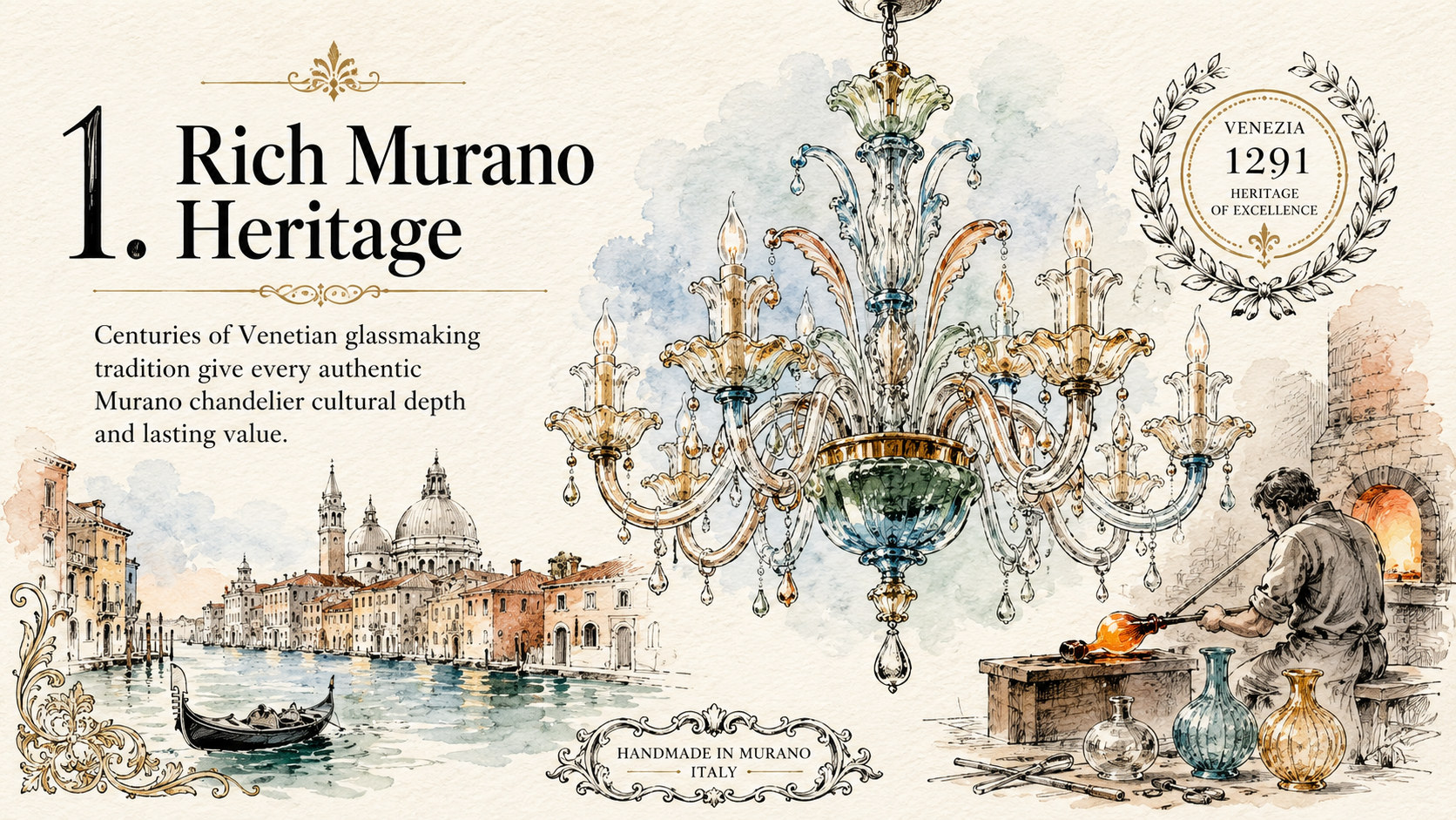 Murano Glass Chandeliers Value Appreciation - Rich Murano Heritage