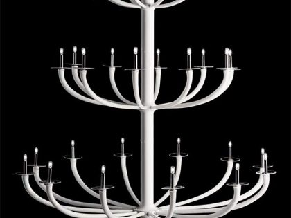 Large Contemporary Metal Chandelier DMLSUPER-K36