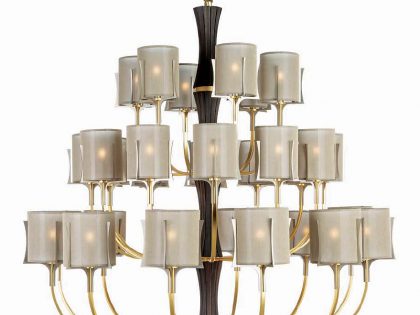 Large Modern Chandelier OL1111GW24K30