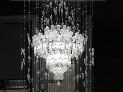 Large Modern Foyer Chandelier ILA575K130C – Make a Bold Statement