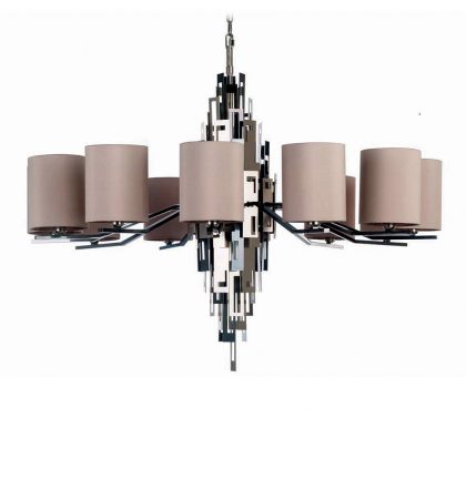 Modern Chandelier OL711NN32 polished nickel