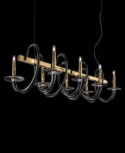 Contemporary Modern Murano Pendant Lighting DEVEV-K8