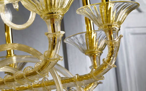 Murano glass chandeliers