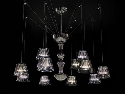 Contemporary Murano Chandelier IL727K84AMB