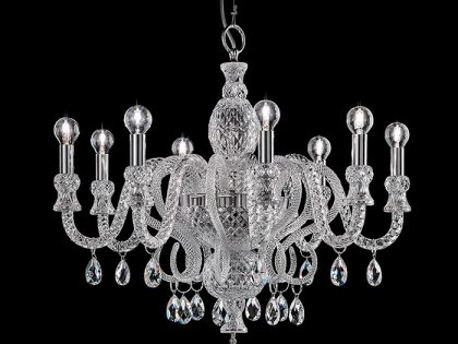 Clear Modern Crystal Chandelier IL286K8